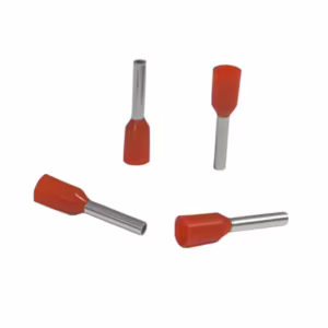 Końcówka tulejkowa izolowana 1/8 (100szt.) czerwona