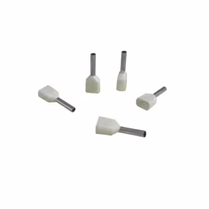 Końcówka tulejkowa izolowana 2x0,5/8 (100szt.) podwójna biała