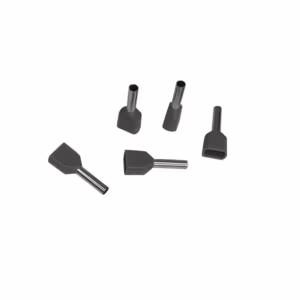 Końcówka tulejkowa izolowana 2x0,75/8 (100szt.) podwójna szara