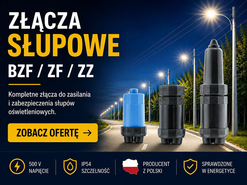 Izolowane złącza kablowe BZF, ZF, ZZ – złącza fazowe, bezpiecznikowe i zerowe – Elpromet Bydgoszcz