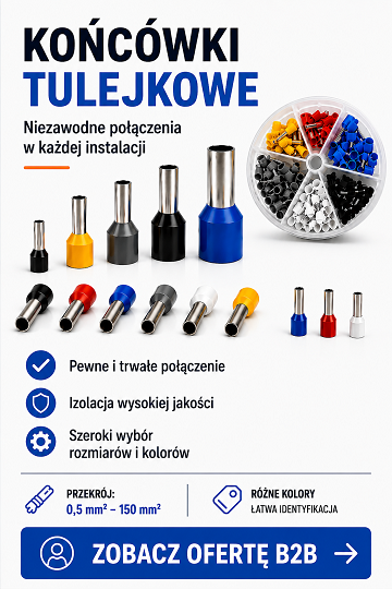 Końcówki tulejkowe izolowane, nieizolowane, podwójne i zestawy – Elpromet Bydgoszcz