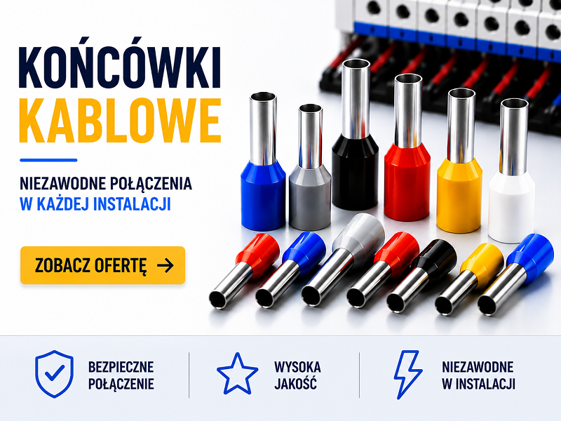 Końcówki tulejkowe izolowane, nieizolowane, podwójne i zestawy końcówek do przewodów elektrycznych – Elpromet Bydgoszcz
