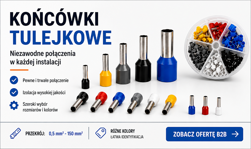 Końcówki tulejkowe izolowane, nieizolowane, podwójne i zestawy – Elpromet Bydgoszcz